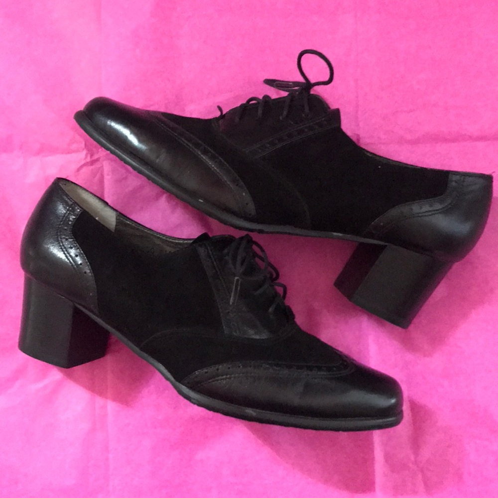 Ros Hommerson black lace up heel